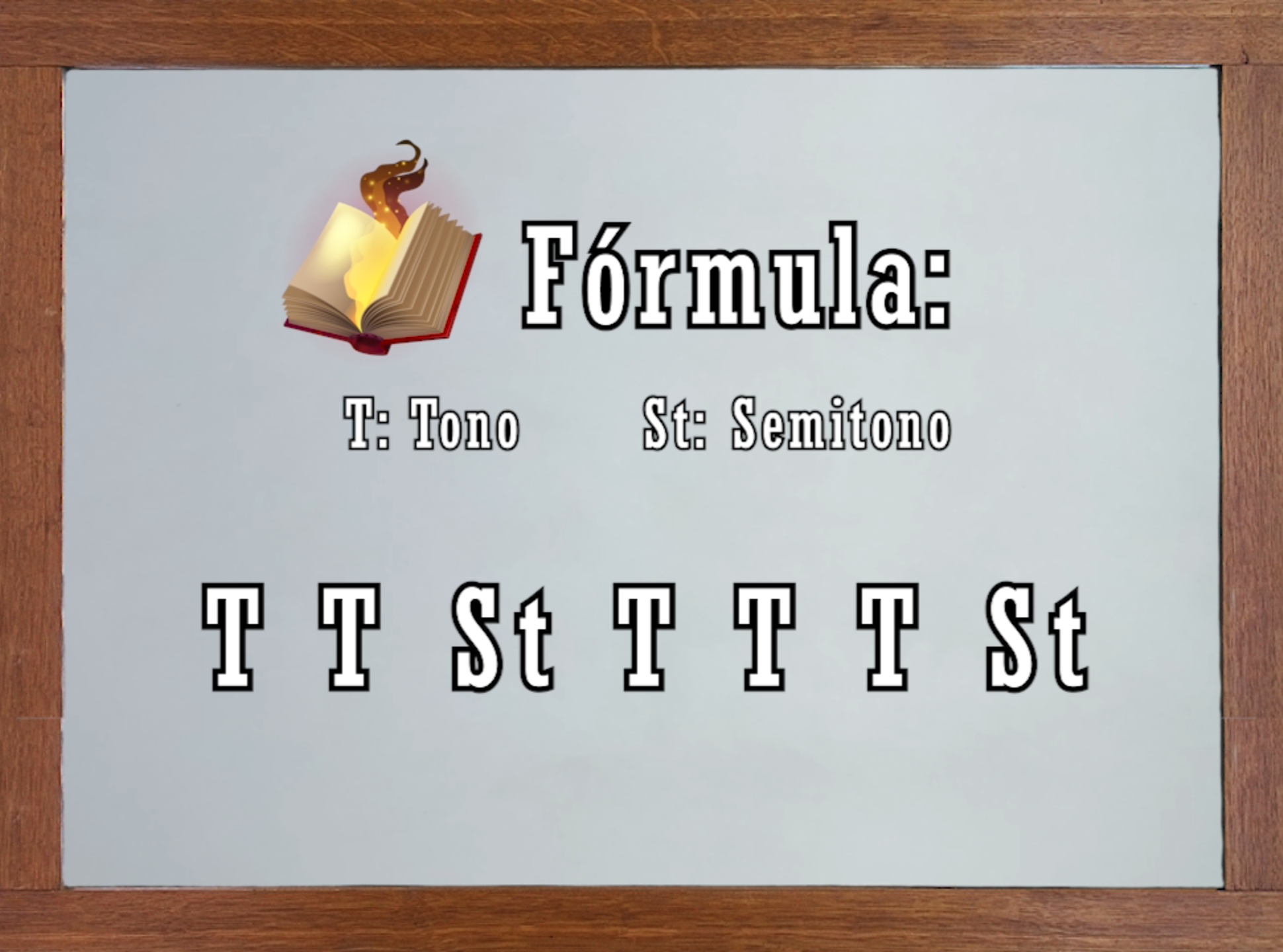 escala mayor formula